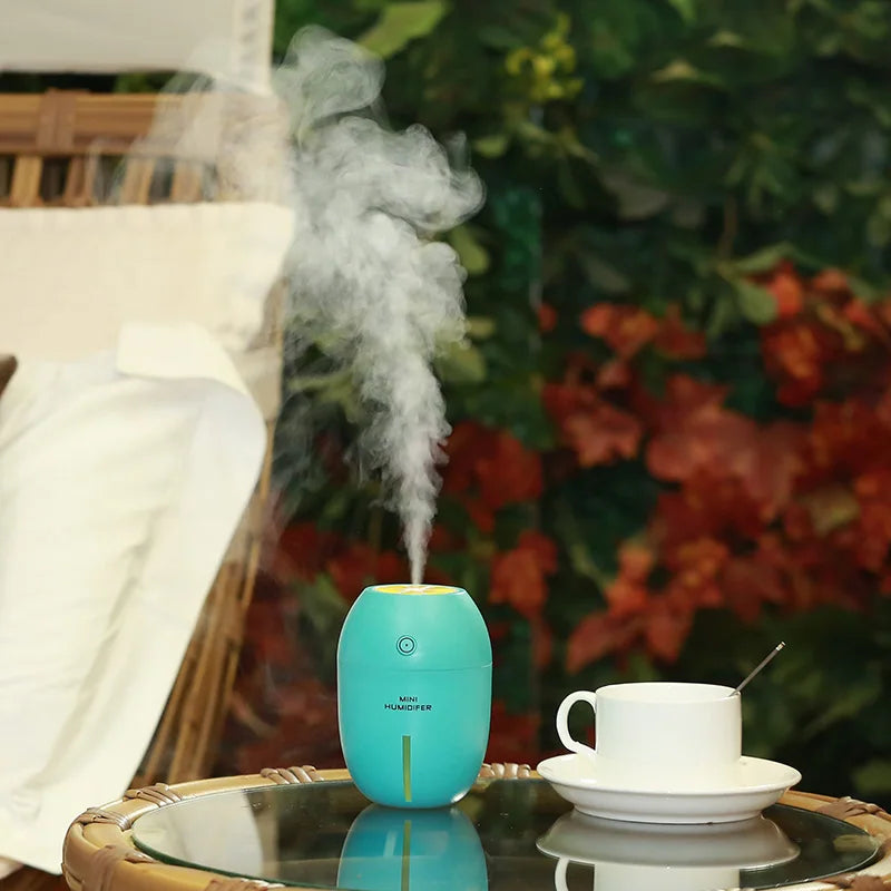 USB Mini-Luftbefeuchter & Aroma-Diffusor mit LED-Licht | Comfort Eden