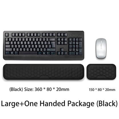 Ergonomisches Handgelenkstützen-Set – für Tastatur & Maus mit Memory Foam | Comfort Eden