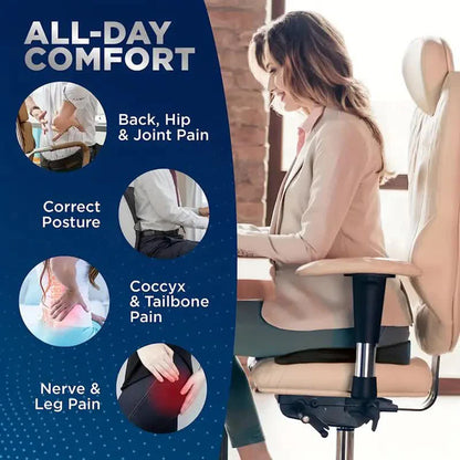Orthopädisches U-förmiges Sitzkissen aus Memory Foam | Comfort Eden