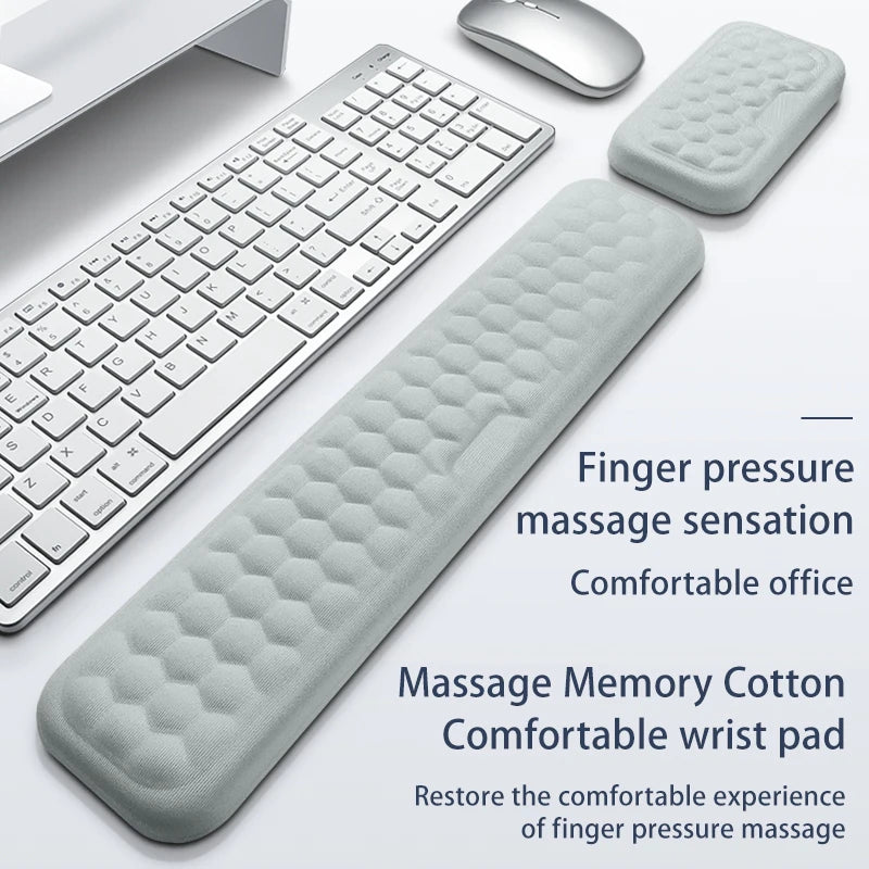 Ergonomisches Handgelenkstützen-Set – für Tastatur & Maus mit Memory Foam | Comfort Eden