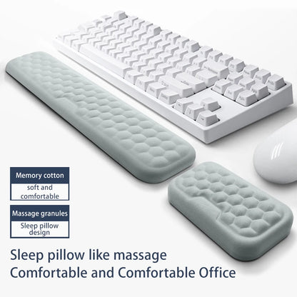 Ergonomisches Handgelenkstützen-Set – für Tastatur & Maus mit Memory Foam | Comfort Eden
