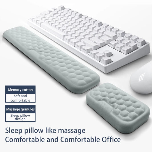 Ergonomisches Handgelenkstützen-Set – für Tastatur & Maus mit Memory Foam | Comfort Eden